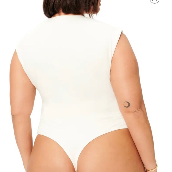 Good American Power Body Suit Mock Neck Sleeveless 7- 4XL Bodysuit - Picture 5 of 10